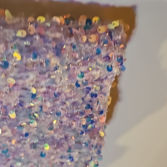 Crystal Doll Pink Sequin Dress Large - Picture 7 of 17